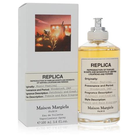 replica perfume woodstock|Music Festival Maison Martin Margiela for women and men.